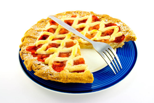 蘋果和Strawberry Pie缺了一片