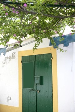 伊比薩地中海島建筑房屋