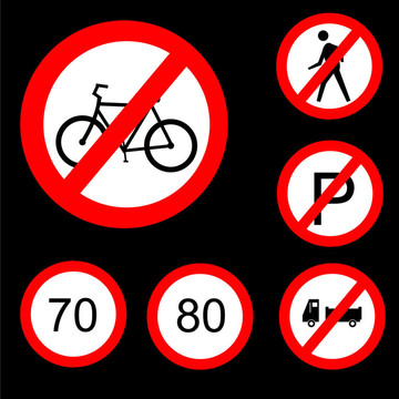 六輪禁止道路標(biāo)志設(shè)置3