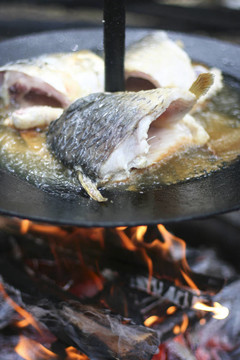 明火上的魚(yú)