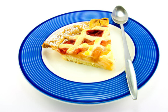 蘋果和Strawberry Pie的一片