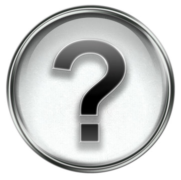 問(wèn)題符號(hào)圖標(biāo)灰色