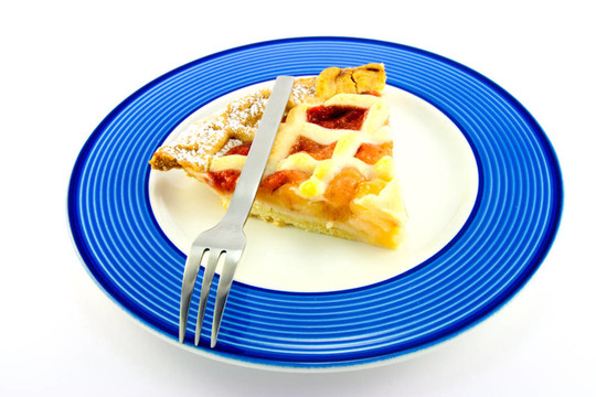 蘋果和Strawberry Pie的一片
