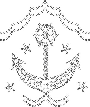 刺繡圖形作品