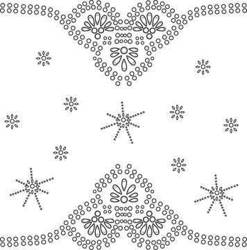 刺繡圖形作品