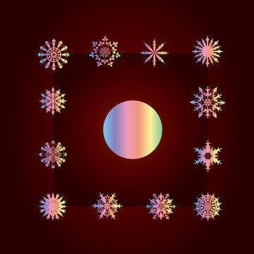 雪花背景