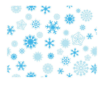 無縫的雪花