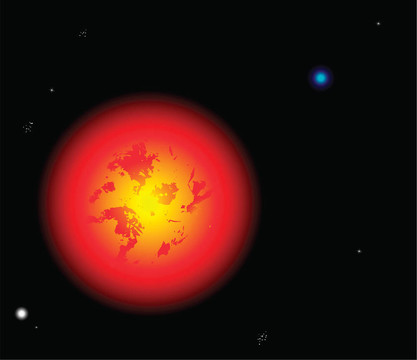 太陽在空間