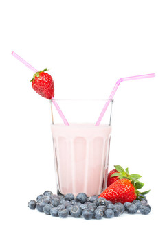 Strawberry milkshake的藍莓