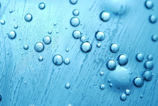 藍色的水