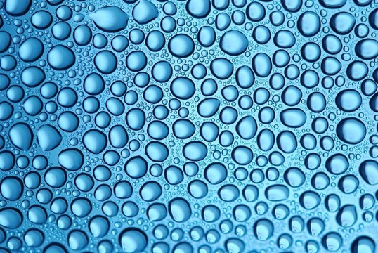 藍色的水