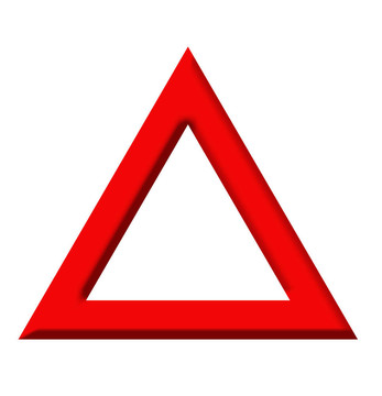 警示三角路標(biāo)