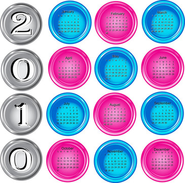 日歷；2010
