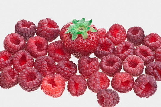 Strawberry和rasberries