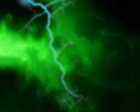 云層中的閃電