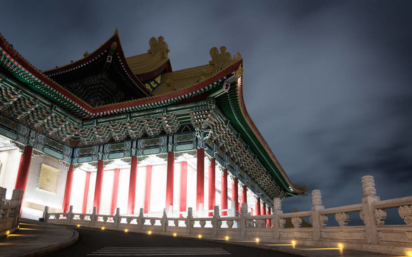 中國傳統(tǒng)建筑之夜