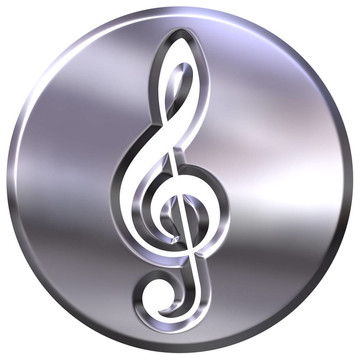 三維銀誣陷Treble Clef