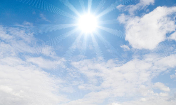 太陽和天空