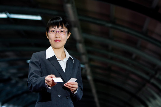 亞洲商業(yè)女性名片