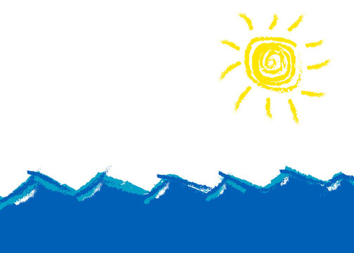 夏天的海