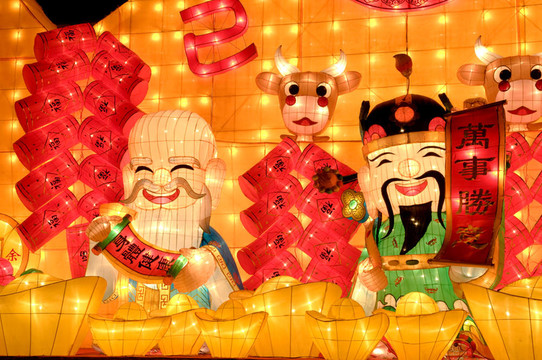 為慶祝中國農(nóng)歷而制作的藝術品