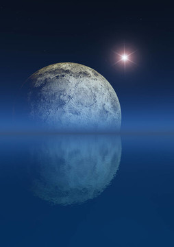 幻想月亮星星