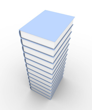 堆書