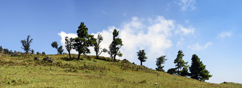 藍(lán)天白云青山頂（高清全景大圖）