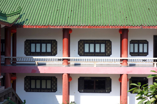 花窗 樓道 古建筑