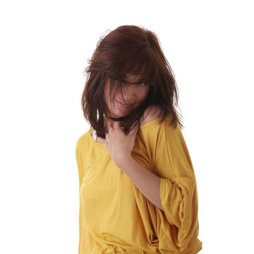 性感的女人跳舞隔離