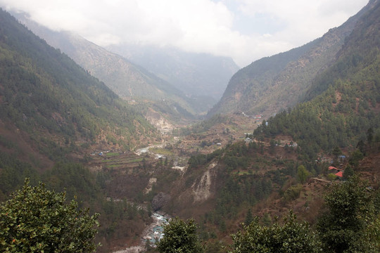 Dudh Kosi河流域；Himalayas；尼泊爾