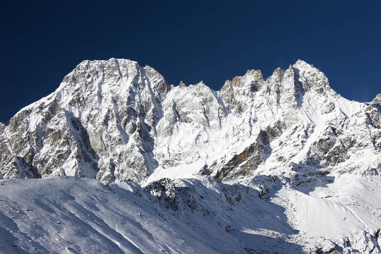 雪后的藍(lán)天；Himalayas