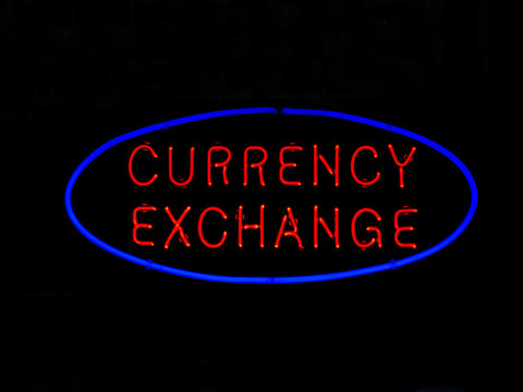 霓虹貨幣兌換標(biāo)志