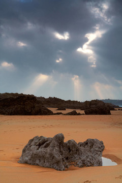 valdearenas海灘。西班牙