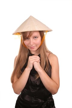 金發(fā)在日本的帽子