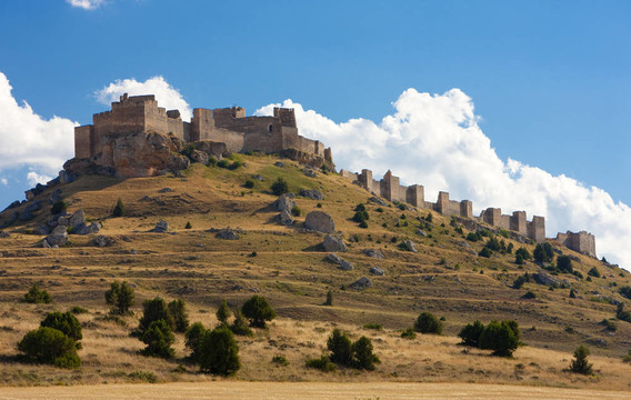 Gormaz Castle；索里亞省卡斯蒂利亞和列昂；西班牙；