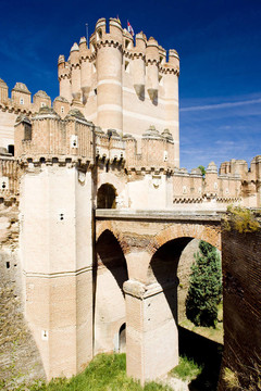可口的城堡；Segovia Province；卡斯蒂利亞和列昂；西班牙