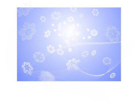 雪花背景