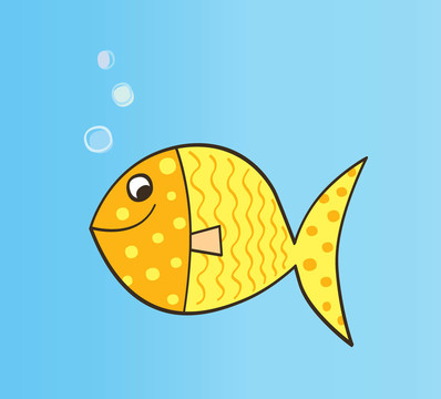 金卡通魚