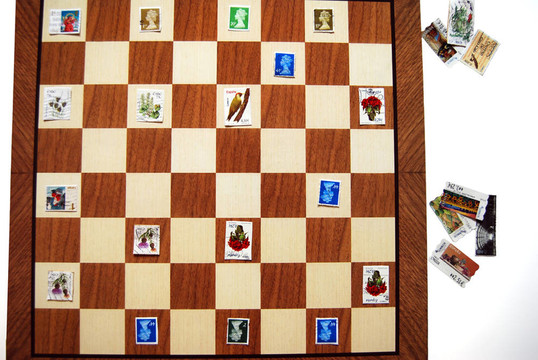 國(guó)際象棋上的郵票