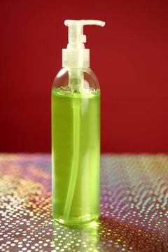 Aloe vera綠色凝膠透明瓶