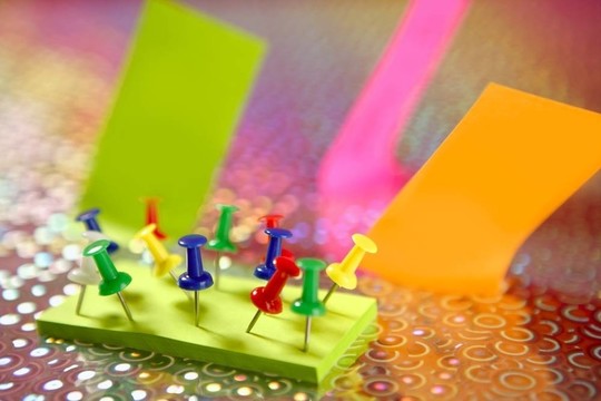 彩色針膠彩色筆記