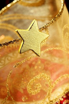 金色金星裝飾