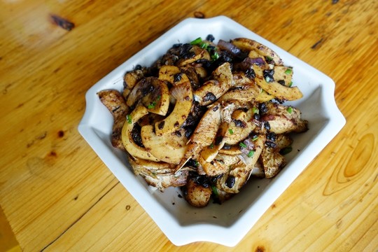 豆豉筍片魚