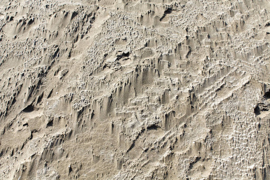 沙漠土地的表面細(xì)節(jié)，用作紋理或背景