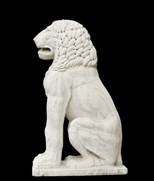 希臘古典時代的雕像展示獅子