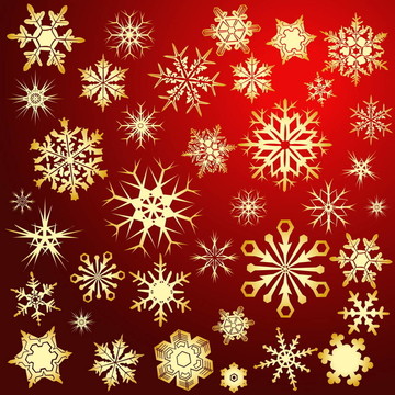 金色的雪花