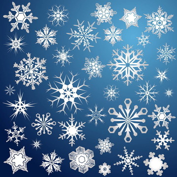 銀色的雪花