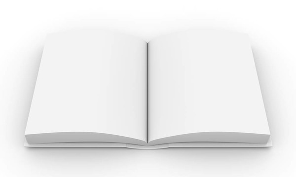 打開的書