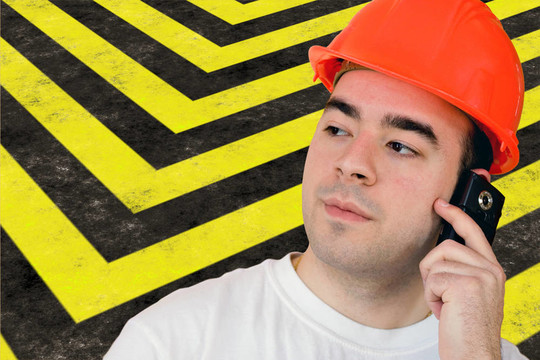 公路建筑工人